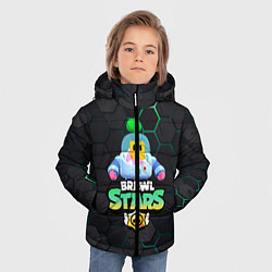 Куртка зимняя для мальчика Sprout Brawl Stars, цвет: 3D-светло-серый — фото 2