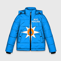 Куртка зимняя для мальчика МЧС России, цвет: 3D-красный