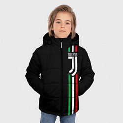 Куртка зимняя для мальчика JUVENTUS, цвет: 3D-черный — фото 2