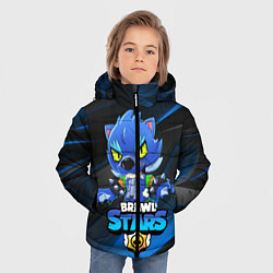 Куртка зимняя для мальчика B S LEON WEREWOLF, цвет: 3D-светло-серый — фото 2