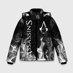 Куртка зимняя для мальчика ASSASSINS CREED, цвет: 3D-светло-серый