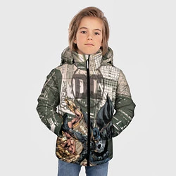 Куртка зимняя для мальчика Batman, цвет: 3D-светло-серый — фото 2
