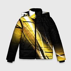 Куртка зимняя для мальчика GEOMETRY STRIPES, цвет: 3D-светло-серый