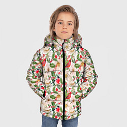 Куртка зимняя для мальчика Краски лета, цвет: 3D-черный — фото 2