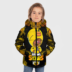 Куртка зимняя для мальчика Leon Sally, цвет: 3D-черный — фото 2
