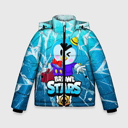 Куртка зимняя для мальчика Brawl stars MR P, цвет: 3D-черный