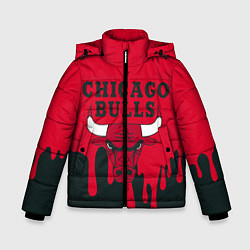 Куртка зимняя для мальчика Chicago Bulls, цвет: 3D-черный