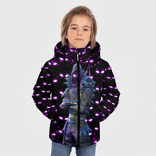 Зимняя куртка для мальчика Fortnite Raven / 3D-Светло-серый – фото 3