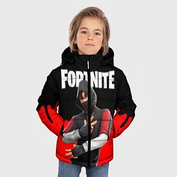 Куртка зимняя для мальчика FORTNITE x IKONIK, цвет: 3D-черный — фото 2