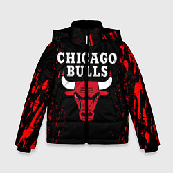 Куртка зимняя для мальчика CHICAGO BULLS, цвет: 3D-светло-серый