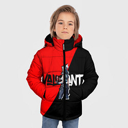 Куртка зимняя для мальчика Valorant Jett, цвет: 3D-черный — фото 2