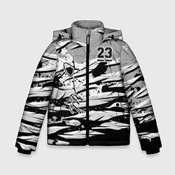 Куртка зимняя для мальчика Michael Jordan 23, цвет: 3D-светло-серый