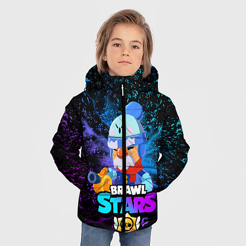 Зимняя куртка для мальчика BRAWL STARS GALE / 3D-Светло-серый – фото 3