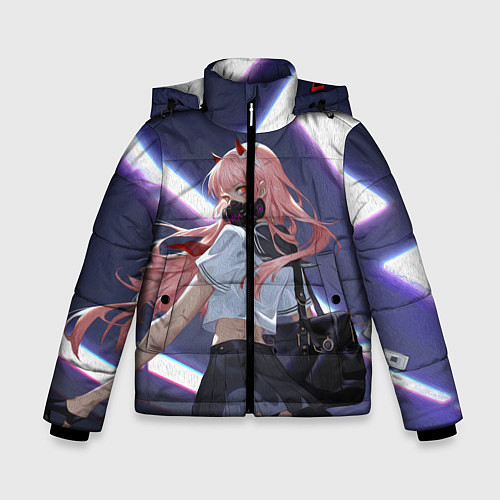 Зимняя куртка для мальчика ЛЮБИМАЯ В МАСКЕ / 3D-Светло-серый – фото 1
