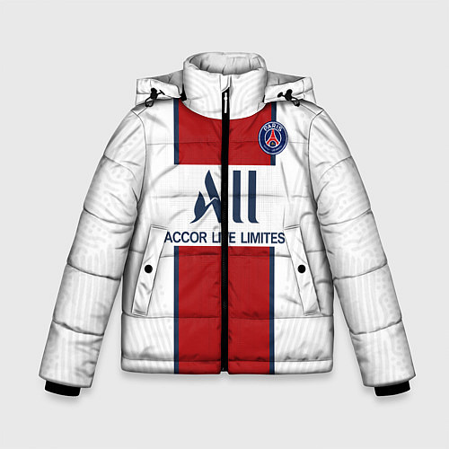 Зимняя куртка для мальчика PSG away 20-21 / 3D-Красный – фото 1