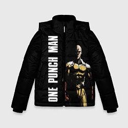 Куртка зимняя для мальчика One Punch Man, цвет: 3D-черный