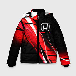 Куртка зимняя для мальчика HONDA, цвет: 3D-черный