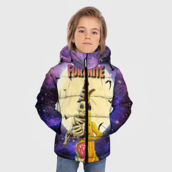 Куртка зимняя для мальчика Peely Fortnitemare, цвет: 3D-черный — фото 2