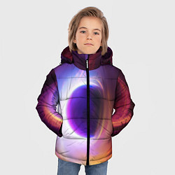 Куртка зимняя для мальчика ЧЁРНАЯ ДЫРА, цвет: 3D-черный — фото 2
