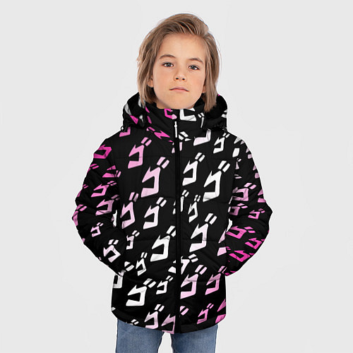 Зимняя куртка для мальчика JOJOS BIZARRE ADVENTURE / 3D-Светло-серый – фото 3