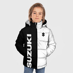Куртка зимняя для мальчика Suzuki Z, цвет: 3D-черный — фото 2