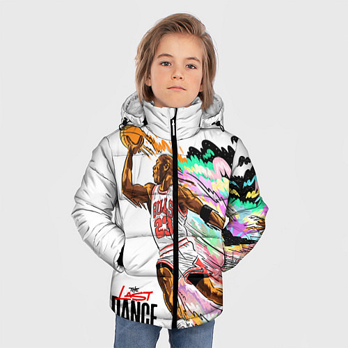 Зимняя куртка для мальчика ПОСЛЕДНИЙ ТАНЕЦ / 3D-Светло-серый – фото 3