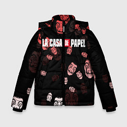 Куртка зимняя для мальчика La Casa de Papel Z, цвет: 3D-черный