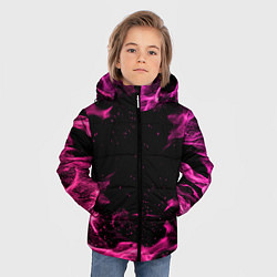 Куртка зимняя для мальчика ОГОНЬ НЕОН, цвет: 3D-черный — фото 2