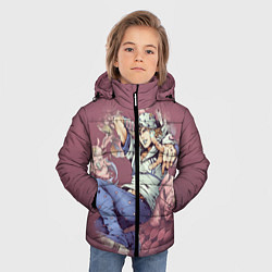 Куртка зимняя для мальчика JoJo, цвет: 3D-светло-серый — фото 2