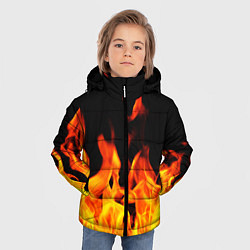 Куртка зимняя для мальчика ОГНЕННЫЙ, цвет: 3D-красный — фото 2