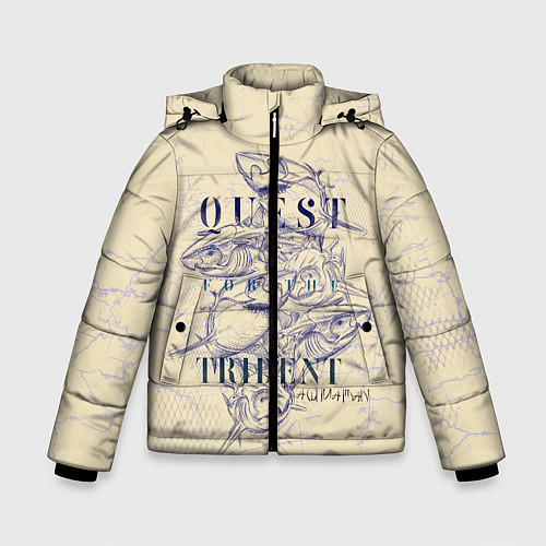 Зимняя куртка для мальчика Quest / 3D-Светло-серый – фото 1