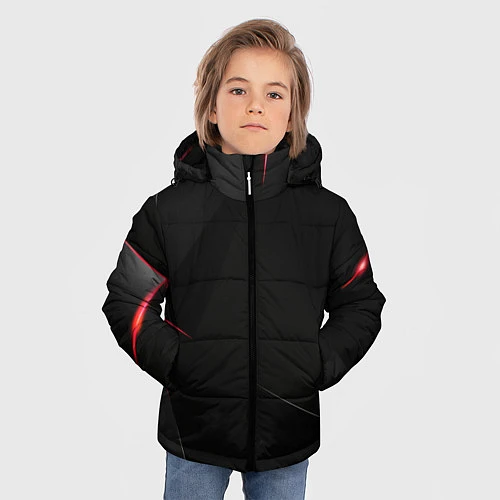 Зимняя куртка для мальчика DARK / 3D-Светло-серый – фото 3