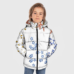 Куртка зимняя для мальчика Звёзды, цвет: 3D-черный — фото 2
