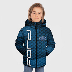 Куртка зимняя для мальчика FORD, цвет: 3D-черный — фото 2