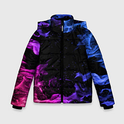 Куртка зимняя для мальчика ОГОНЬ НЕОН, цвет: 3D-черный