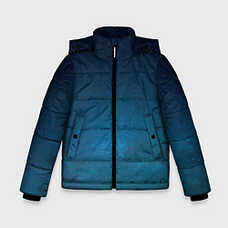 Куртка зимняя для мальчика BlueSpace, цвет: 3D-черный