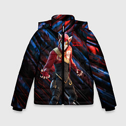 Куртка зимняя для мальчика Fortnite Фортнайт 2020, цвет: 3D-черный