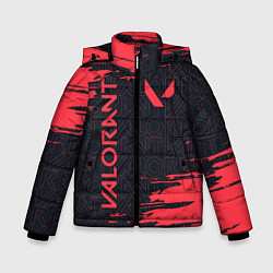 Куртка зимняя для мальчика VALORANT ВАЛОРАНТ, цвет: 3D-светло-серый