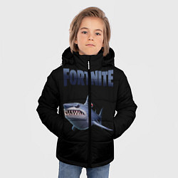 Куртка зимняя для мальчика Loot Shark Fortnite, цвет: 3D-черный — фото 2