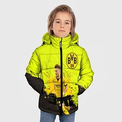 Куртка зимняя для мальчика Марко Ройс, цвет: 3D-черный — фото 2