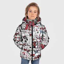 Куртка зимняя для мальчика HELLTAKER, цвет: 3D-красный — фото 2
