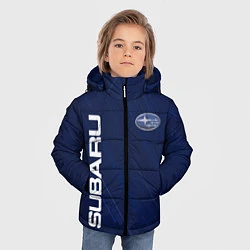 Куртка зимняя для мальчика SUBARU, цвет: 3D-черный — фото 2