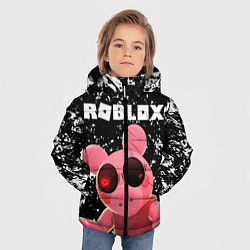 Куртка зимняя для мальчика Roblox Piggy, цвет: 3D-светло-серый — фото 2