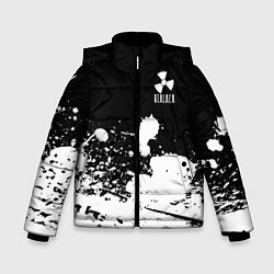 Куртка зимняя для мальчика S T A L K E R, цвет: 3D-черный