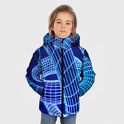 Куртка зимняя для мальчика НЕОНОВАЯ СПИРАЛЬ, цвет: 3D-черный — фото 2