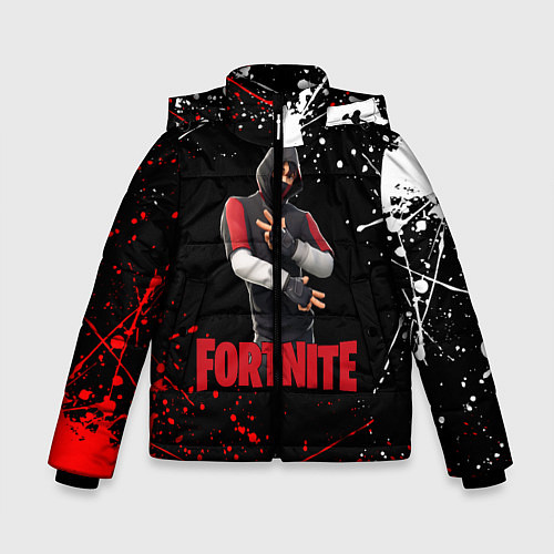 Зимняя куртка для мальчика FORTNITE x IKONIK / 3D-Красный – фото 1