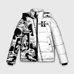 Куртка зимняя для мальчика Константин, цвет: 3D-черный