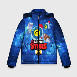 Куртка зимняя для мальчика BRAWL STARS NANI НАНИ, цвет: 3D-красный