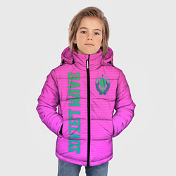 Куртка зимняя для мальчика Sovietwave, цвет: 3D-черный — фото 2