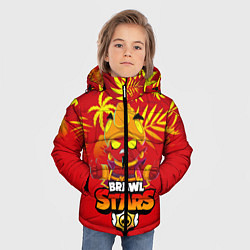 Куртка зимняя для мальчика BRAWL STARS EVIL GENE В ЛЕТО, цвет: 3D-черный — фото 2